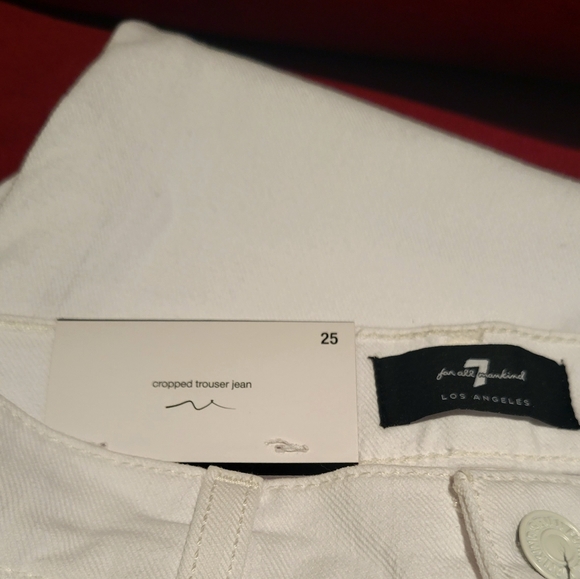 NWT 7 For All Mankind Alexa cropped jeans - Picture 10 of 12